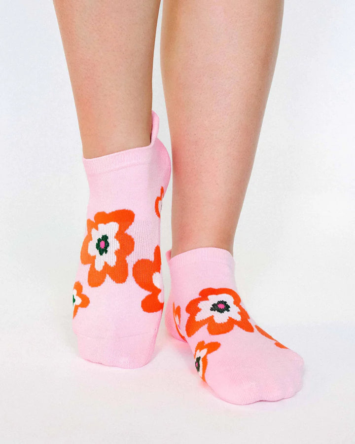 Grip Sock - Posy Full Foot - Barbie