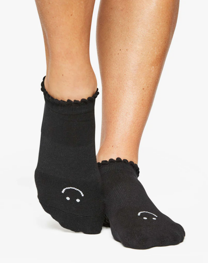 Happy Grip Sock -Black