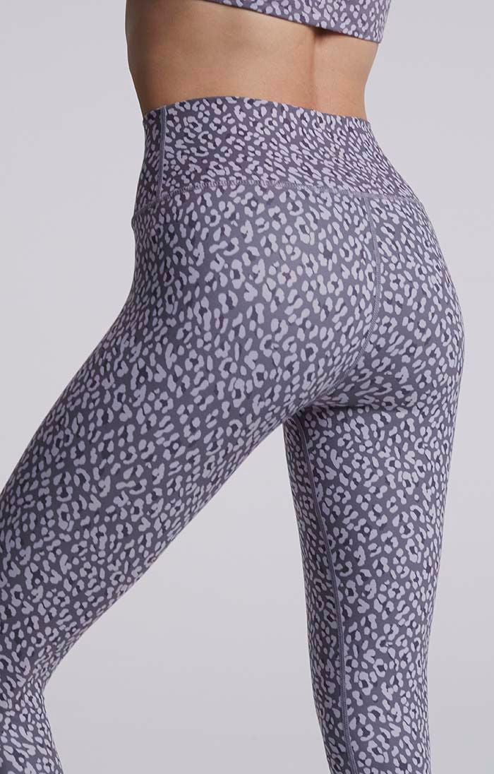 New Varley Let's Move fashion High Rise Leggings Cluster Leopard Print Medium M Workout